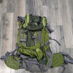 High Sierra Olive and Gray Backpack